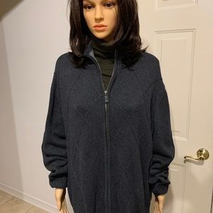 Gray cable sweater Men’s or women’s XL